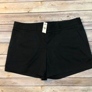 NWT Express Side Zip Black Shorts